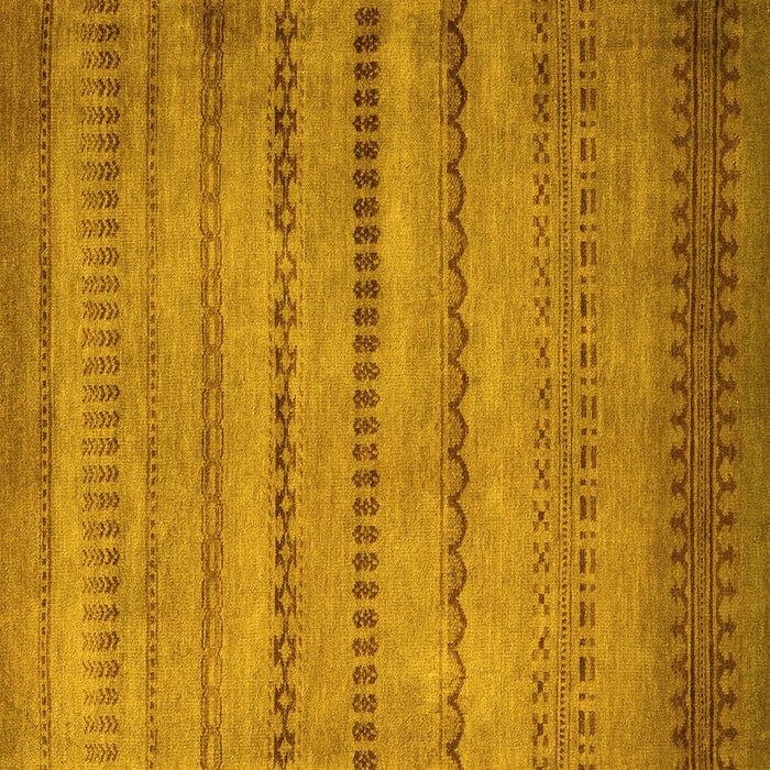 Square Oriental Yellow Modern Rug, abs5506yw