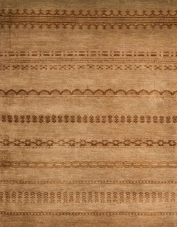 Abstract Orange Oriental Rug, abs5506