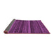 Sideview of Oriental Purple Modern Rug, abs5507pur
