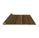 Sideview of Oriental Brown Modern Rug, abs5507brn