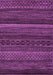 Machine Washable Oriental Purple Modern Area Rugs, wshabs5507pur