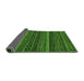 Sideview of Oriental Green Modern Rug, abs5507grn