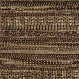 Square Abstract Red Oriental Rug, abs5507