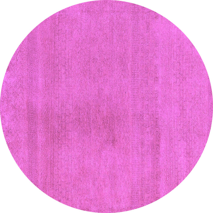 Round Oriental Purple Modern Rug, abs5508pur