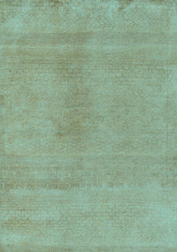 Oriental Light Blue Modern Rug, abs5508lblu