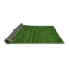 Sideview of Oriental Green Modern Rug, abs5509grn