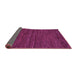 Sideview of Oriental Pink Modern Rug, abs5509pnk