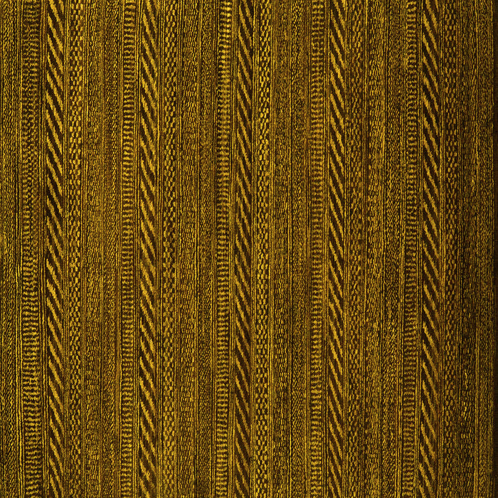 Square Machine Washable Oriental Yellow Modern Rug, wshabs5509yw