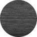 Round Oriental Gray Modern Rug, abs5509gry