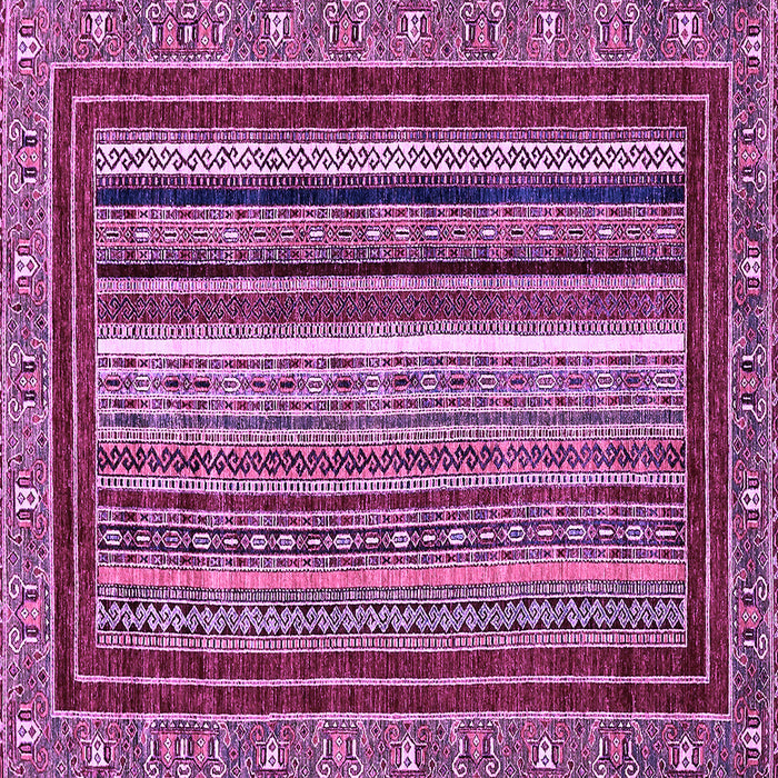 Square Southwestern Purple Country Rug, abs550pur