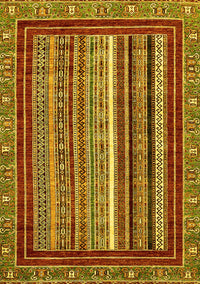 Southwestern Yellow Country Rug, abs550yw