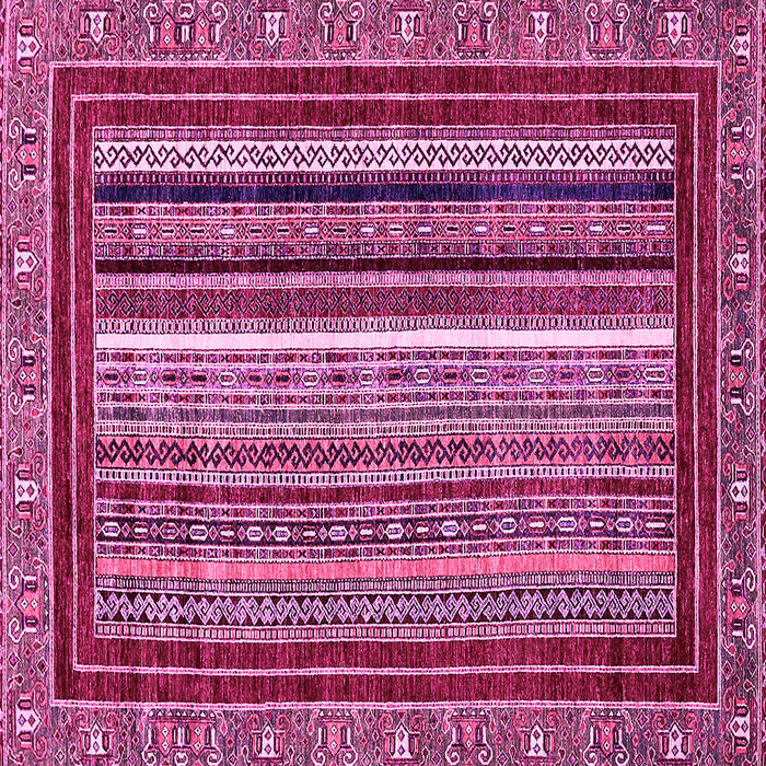 Square Southwestern Pink Country Rug, abs550pnk