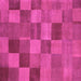 Square Oriental Pink Modern Rug, abs5510pnk