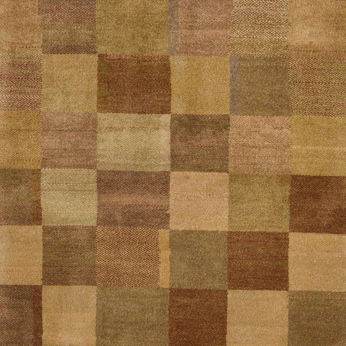 Machine Washable Abstract Orange Rug, wshabs5510