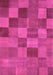 Machine Washable Oriental Pink Modern Rug, wshabs5510pnk