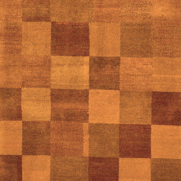 Machine Washable Oriental Orange Modern Area Rugs, wshabs5510org