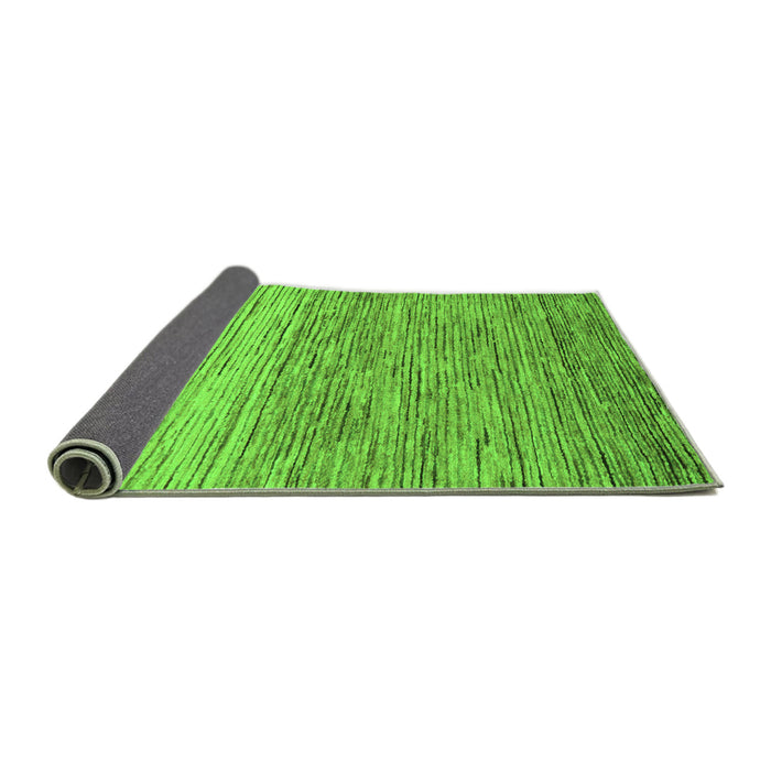 Sideview of Oriental Green Modern Rug, abs5511grn