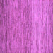 Square Machine Washable Oriental Purple Modern Area Rugs, wshabs5511pur