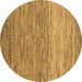 Round Oriental Brown Modern Rug, abs5511brn