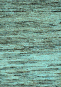 Oriental Light Blue Modern Rug, abs5511lblu