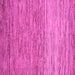 Square Machine Washable Oriental Pink Modern Rug, wshabs5511pnk