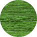 Round Oriental Green Modern Rug, abs5512grn