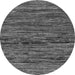 Round Oriental Gray Modern Rug, abs5512gry