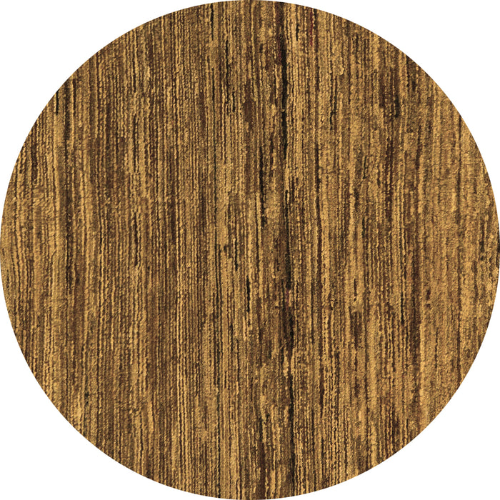 Round Machine Washable Oriental Brown Modern Rug, wshabs5512brn