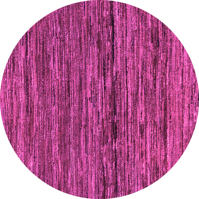 Round Oriental Pink Modern Rug, abs5512pnk
