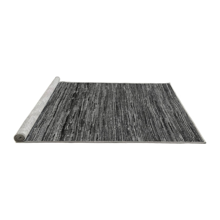 Sideview of Machine Washable Oriental Gray Modern Rug, wshabs5512gry