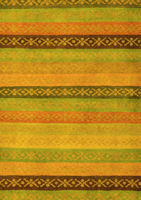 Oriental Yellow Modern Rug, abs5513yw