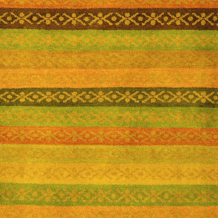 Oriental Yellow Modern Rug, abs5513yw