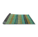 Sideview of Oriental Light Blue Modern Rug, abs5513lblu