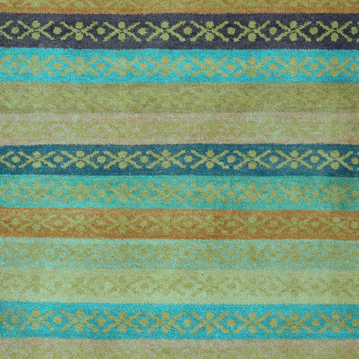 Oriental Light Blue Modern Rug, abs5513lblu