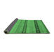 Sideview of Oriental Emerald Green Modern Rug, abs5513emgrn