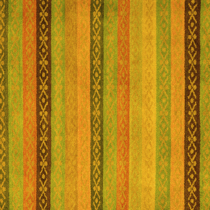 Square Oriental Yellow Modern Rug, abs5513yw