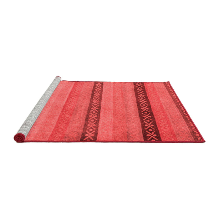 Modern Red Washable Rugs