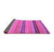 Sideview of Oriental Purple Modern Rug, abs5513pur