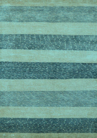 Oriental Light Blue Modern Rug, abs5514lblu