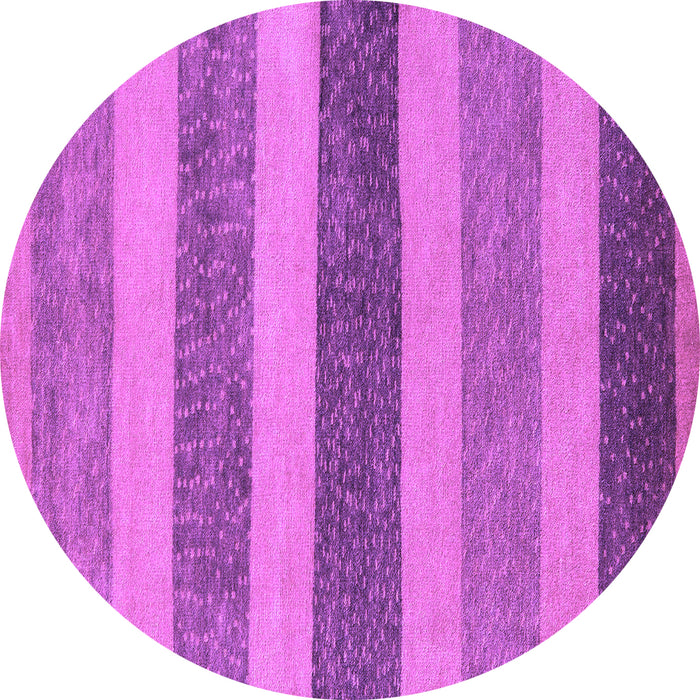 Round Oriental Purple Modern Rug, abs5514pur