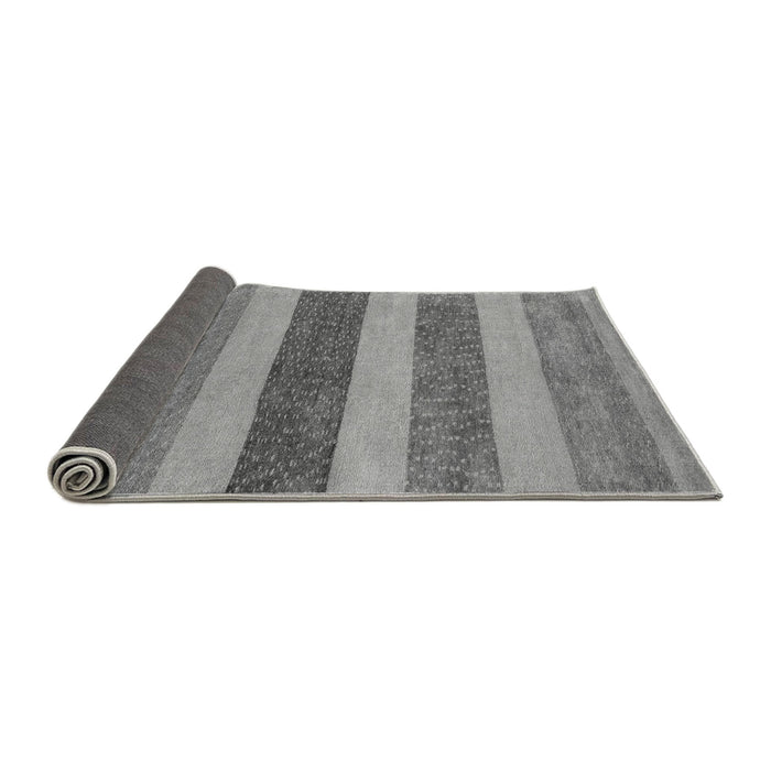 Sideview of Oriental Gray Modern Rug, abs5514gry