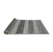 Sideview of Oriental Gray Modern Rug, abs5514gry