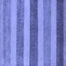 Square Oriental Blue Modern Rug, abs5514blu