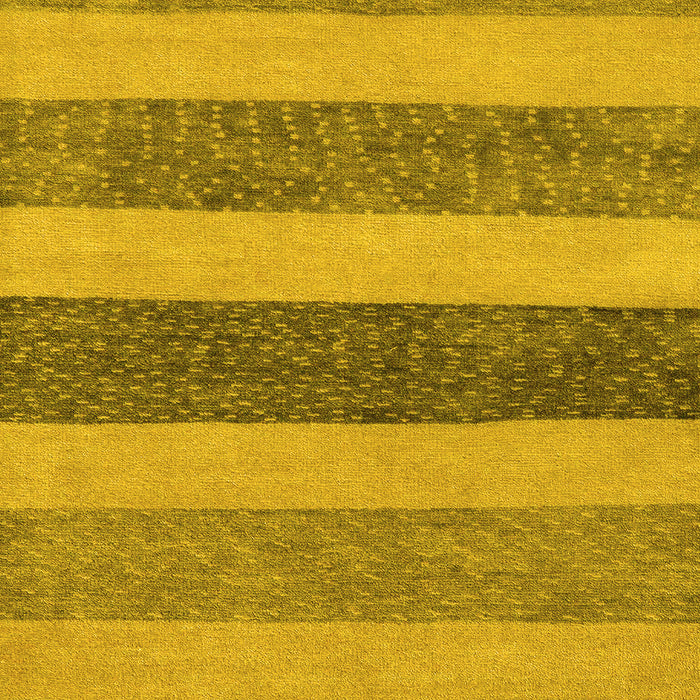Machine Washable Oriental Yellow Modern Rug, wshabs5514yw