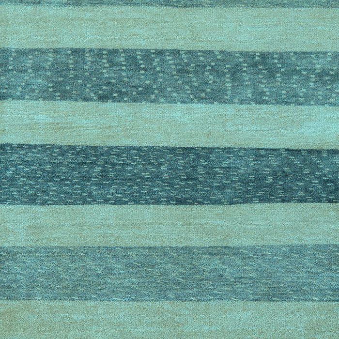 Machine Washable Oriental Light Blue Modern Rug, wshabs5514lblu