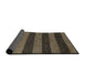 Sideview of Abstract Dark Almond Brown Oriental Rug, abs5515