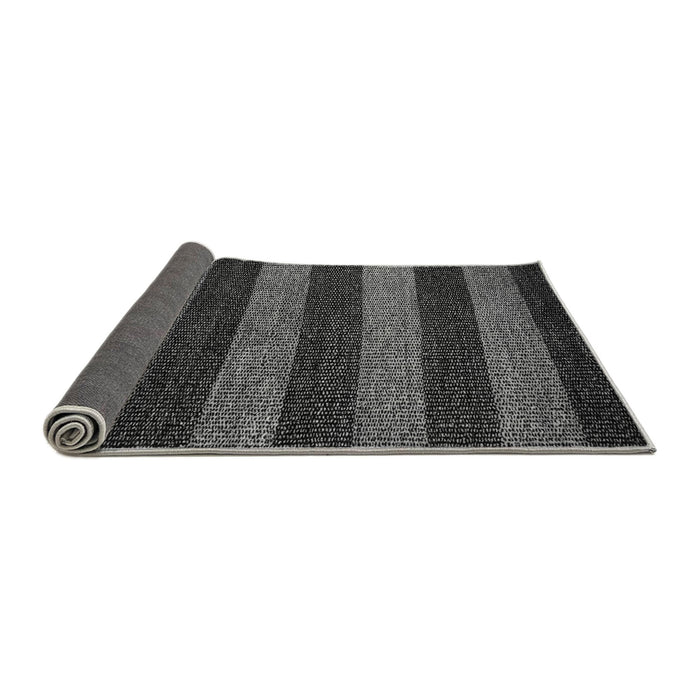 Sideview of Oriental Gray Modern Rug, abs5515gry