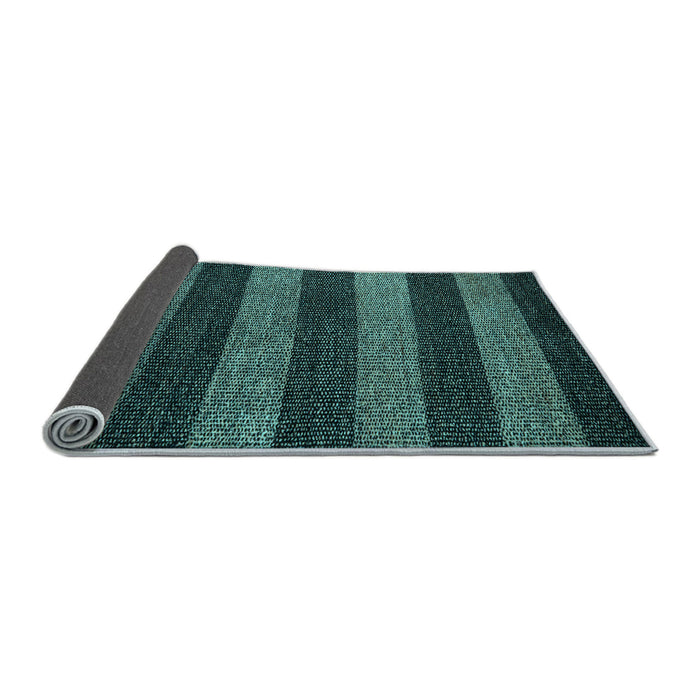 Sideview of Oriental Light Blue Modern Rug, abs5515lblu