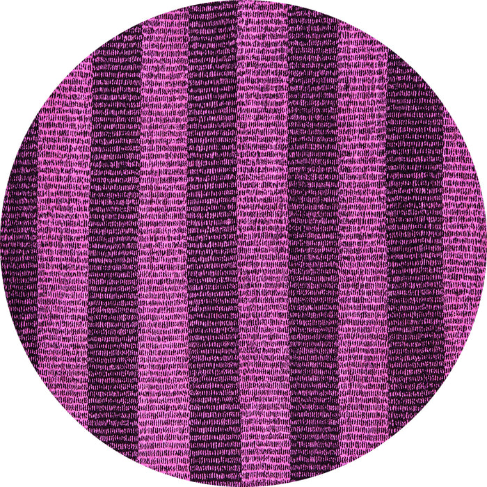 Round Oriental Pink Modern Rug, abs5515pnk