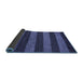 Sideview of Oriental Blue Modern Rug, abs5515blu